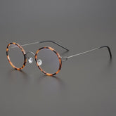 Patten Round Glasses Frame Round Frames Southood Gun leopard